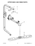 Diagram for 08 - Upper Wash And Rinse Parts