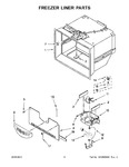 Diagram for 04 - Freezer Liner Parts