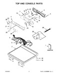 Diagram for 02 - Top And Console Parts