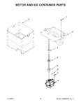 Diagram for 10 - Motor And Ice Container Parts