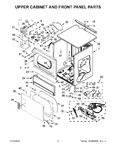 Diagram for 04 - Upper Cabinet And Front Panel Parts