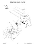 Diagram for 02 - Control Panel Parts