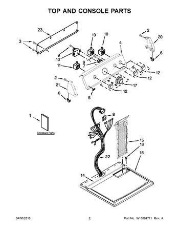 Diagram for YMEDC555DW1