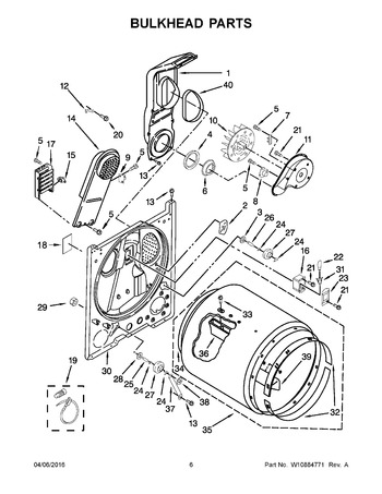 Diagram for YMEDC555DW1