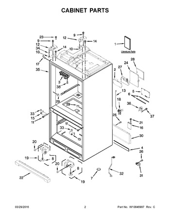 Diagram for MFX2876DRH01