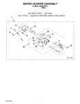 Diagram for 04 - 8557891 Burner Assembly