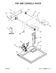 Diagram for 02 - Top And Console Parts