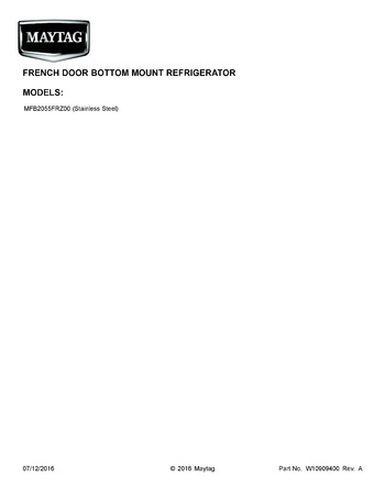 Diagram for MFB2055FRZ00