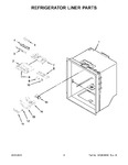 Diagram for 03 - Refrigerator Liner Parts