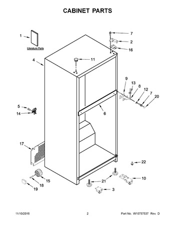 Diagram for ART318FFDW00