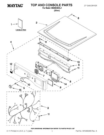 Diagram for MGDE250XL1