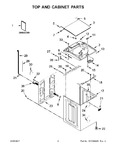 Diagram for 02 - Top And Cabinet Parts