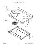 Diagram for 02 - Cooktop Parts