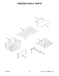 Diagram for 09 - Freezer Shelf Parts