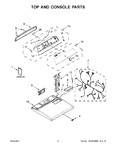 Diagram for 02 - Top And Console Parts