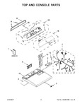 Diagram for 02 - Top And Console Parts