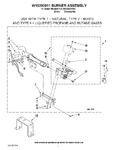 Diagram for 04 - W10293911 Burner Assembly