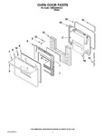 Diagram for 02 - Oven Door Parts