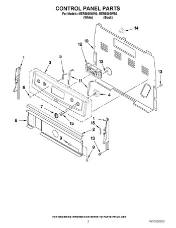 Diagram for MER5605WW0