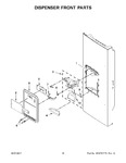 Diagram for 09 - Dispenser Front Parts