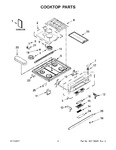 Diagram for 02 - Cooktop Parts