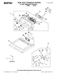 Diagram for 01 - Top And Console Parts