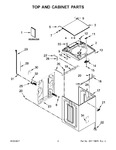 Diagram for 02 - Top And Cabinet Parts