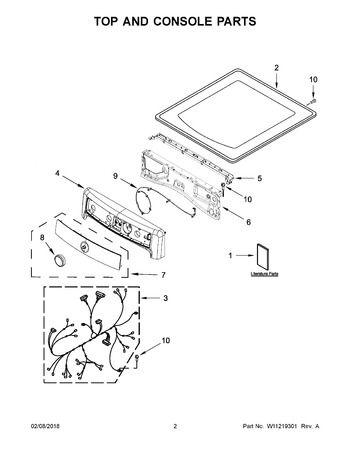 Diagram for MED5500FW2