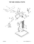 Diagram for 02 - Top And Console Parts