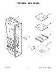 Diagram for 05 - Freezer Liner Parts