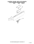 Diagram for 02 - Control Panel And Latch Parts