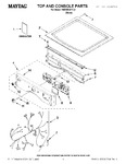 Diagram for 01 - Top And Console Parts