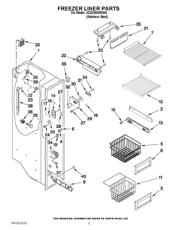 Diagram for JCD2395WES02