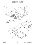 Diagram for 02 - Cooktop Parts