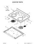 Diagram for 02 - Cooktop Parts