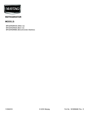 Diagram for MFX2876DRH00