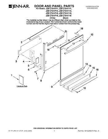 Diagram for JDB1275AWY46