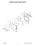 Diagram for 05 - Lower Oven Door Parts