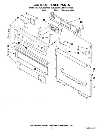 Diagram for MGR7665WW3