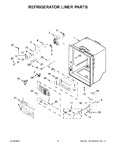 Diagram for 03 - Refrigerator Liner Parts