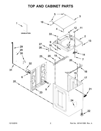 Diagram for MVWB765FC4