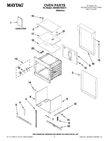 Diagram for MEW5627DDS11