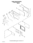 Diagram for 02 - Oven Door Parts