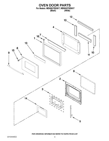 Diagram for MEW5527DDW17