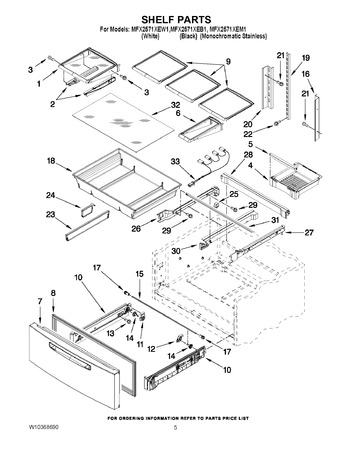 Diagram for MFX2571XEB1Q