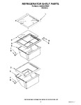 Diagram for 03 - Refrigerator Shelf Parts