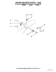 Diagram for 05 - Dryer Heating Parts - Gas