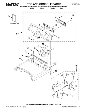 Diagram for MGDB850WL0