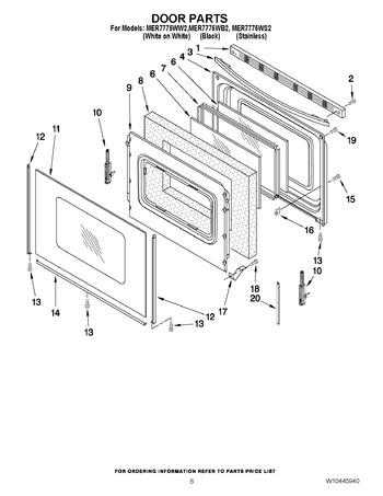 Diagram for MER7775WW2