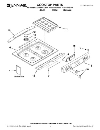 Diagram for JGS8850CDS00